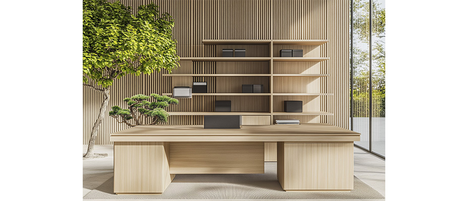 Gli ambienti studio ufficio in legno vero...